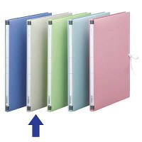 セキセイ　のびーるファイル　エスヤード　PP製　A4タテ　ライトグレー　AE-1250-61