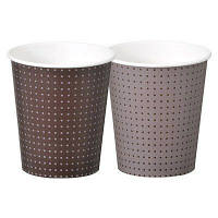 サンナップ　紙カップ ポイントパターン　205ml（7オンス）　1袋（100個入）