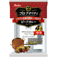 ハウス食品　プロクオリティ　ビーフカレー　＜中辛＞　4袋入り レトルトカレー