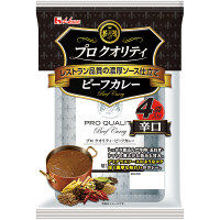 ハウス食品　プロクオリティ　ビーフカレー　＜辛口＞　4袋入り