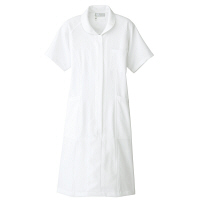 AITOZ（アイトス） ストレッチワンピース（女性用） ナース服 医療白衣 半袖 ホワイト 6L 861331-001（直送品）