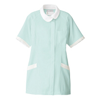 AITOZ（アイトス） サイドチュニック（女性用） ナースジャケット 医療白衣 半袖 ミント 3L 861343-035（直送品）