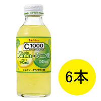 C1000　ビタミンレモンクエン酸　1パック（140mL×6本）　ハウスウェルネスフーズ　栄養ドリンク