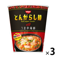 日清食品　日清のとんがらし麺　うま辛海鮮　1セット（3食）