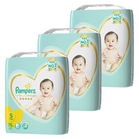 パンパース おむつ テープ S（4～8kg） 1ケース（76枚入×3パック） はじめての肌へのいちばん P&G