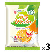 マンナンライフ 蒟蒻畑ララクラッシュ オレンジ味 1セット（3袋入）