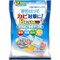 ドライ＆ドライアップＵＰ　引き出し・衣装ケース用　2パック（12シート入×2）　白元アース