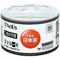 That's（太陽誘電製）　PCデータ用DVD-R　詰め替え用　16倍速　DR-47AWWY50SK　1パック（50枚入）