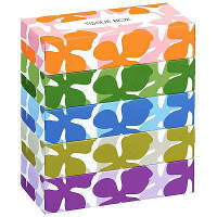 オリジナルティッシュ　Flower Flower　1パック（5箱入）　アスクル