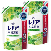 【アウトレット】P&G　レノア本格消臭フレッシュグリーンつめかえ用　1.4L 超特大サイズ　1セット（2個：1個×2）