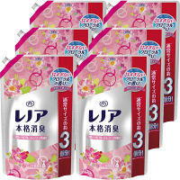 【アウトレット】レノア本格消臭 フローラルフルーティーソープの香り 詰め替え 超特大 1.4L×6個 柔軟剤 P&G