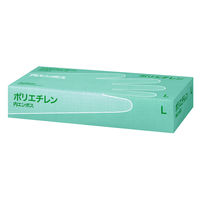 川西工業　ポリエチレングローブ　内エンボス　クリア　Lサイズ　1箱（200枚入）（使い捨てグローブ） オリジナル