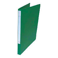 リヒトラブ　スーパーパンチレスファイル　A4タテ　緑　F347U　1セット（30冊：10冊入×3箱）（直送品）