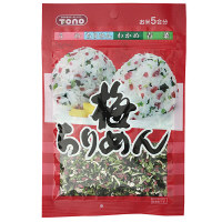 【アウトレット】トーノー　梅ちりめん＜お米5合分＞　1袋（40g）