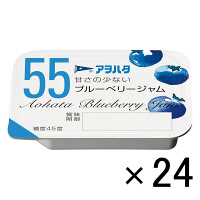 使用不可【アウトレット】【※税率要確認】アヲハタ55　ブルーベリージャム　1セット（14g×24個入）