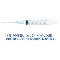 テルモ テルモシリンジ注射針付ツベルクリン用1mL 27G SS-01T2719S 1箱（100本入） - アスクル