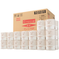 【アウトレット】日本製紙クレシア　クレシアEF90mシングル　白　10101　1箱（80個入）