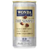 缶コーヒー WANDA（ワンダ） ザ・シンプル 微糖 185g 1箱（30缶入） アサヒ飲料