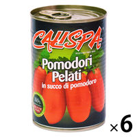イタリア産　カリスパ　ホールトマト　400g　1セット（6缶入）