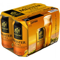ビール　缶ビール　エビス　マイスター　350ml　1パック(6本入)　プレミアムビール　サッポロビール