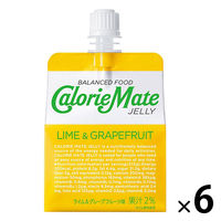 カロリーメイトゼリー　ライム＆グレープフルーツ味　1セット（1個（215g）×6）　バランス栄養食　大塚製薬