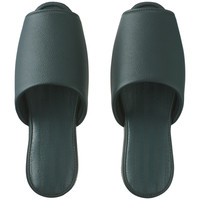 【アウトレット】富士工業 前開きスリッパ タタミクス チャコール 大きめM