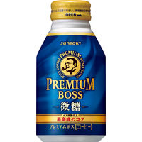 【缶コーヒー】サントリー プレミアム BOSS（ボス） 微糖 ボトル缶 260g 1箱（24缶入）