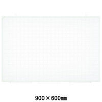 プラス ホーローホワイトボード 暗線 ドット 900×600mm 壁掛け WB-0906WHJG