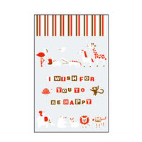 カクケイ　ちょこっとPP袋　アニマルパーティ　M　FK2019　1セット（50枚）