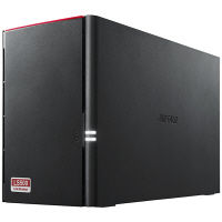 NAS（ネットワークハードディスク）2TB 2ドライブ リンクステーション HDD LS520D0202 1台 バッファロー
