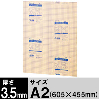 アスクル　ハレパネ（R）　のり付パネル　A2（605×455mm）　厚さ3.5mm　20枚  オリジナル