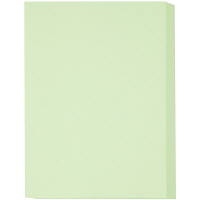 アスクル　カラーペーパー　特厚口　ライトグリーン　A4　1冊（250枚入）  オリジナル
