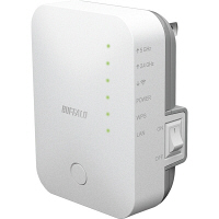 【アウトレット】使用不可バッファロー 無線LAN中継機「エアステーション」 11ac/n/a/g/b 433+300Mbps対応 WEX-7