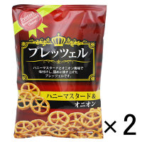 【アウトレット】プレッツェル　ハニーマスタード&オニオン　1セット（48g×2袋）