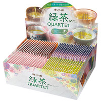清水園　産地別煎茶ティーバッグ　緑茶カルテット　1箱（80バッグ入）
