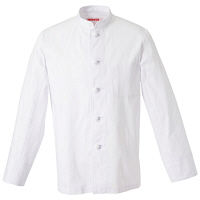 KAZEN（カゼン） コックコートシングル長袖 ホワイト M 417-60 1着（直送品）