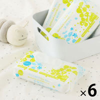 おしりふき 99.9％ あかちゃんのふんわりおしりふき 1セット（80枚入×6個） レック  オリジナル