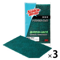 スコッチ・ブライト ナイロンたわし 焦げ・錆落とし 緑 No. 96 3枚 96 BST スリーエムジャパン