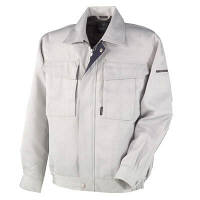 カジメイク　ポリエステルブルゾン　シルバーG　L　6649　（取寄品）