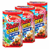 使用不可【アウトレット】【※税率要確認】ハウス食品　とんがりコーン　あっさり塩　1セット（80g×3個）