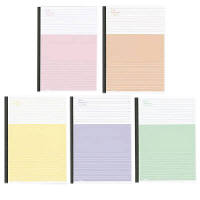 【アウトレット】アスクル　オリジナルノート再生紙100%　B5　5色組　A罫