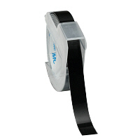 ダイモ　グロッシーテープ9mm　つやあり黒9mm×3m　DM0903-B