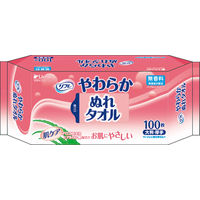 からだふき　ウェットタオル【ウェット】濡れタオル 病院・施設用 リフレ やわらかぬれタオル 92066 1箱（12パック入） リブドゥコーポレーション