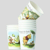 【アウトレット】WPOプーさんカップ　205ML　C2025WPO　1袋（25個入）