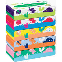 【アウトレット】アスクル　オリジナルティッシュ　かどまる　てんとう虫　1ケース（60箱：1パック（5箱入）×12） オリジナル