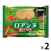 ブルボン ロアンヌ 宇治抹茶 20枚 2袋 洋菓子 クッキー