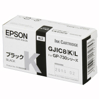 エプソン（EPSON） 純正インク GJIC8KL ブラック 1個