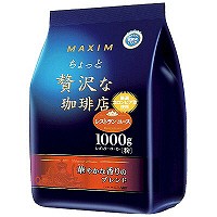 【アウトレット】AGF　マキシムちょっと贅沢な珈琲店　華やかな香りのブレンド　1セット（1kg×2袋）