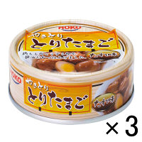 【アウトレット】宝幸　やきとり　とりたまご　＜うずら卵入り＞　たれ味　1セット（80g×3缶）