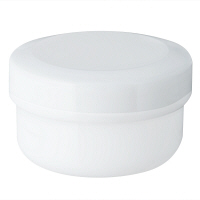 金鵄製作所 アルファ軟膏壺（軟膏ツボ）増量型軟膏容器 60mL ホワイト（白） 1袋（100個：20個入×5袋）